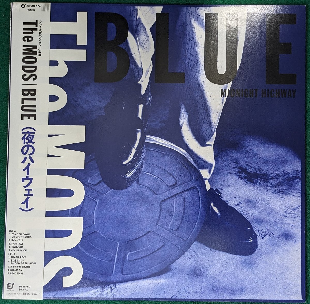 中古LP「BLUE / ブルー　夜のハイウェイ」MODS / モッズ_画像1