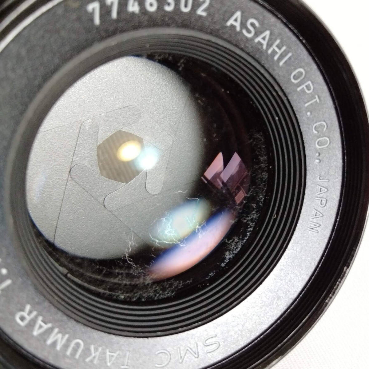 ASAHI PENTAX SPOTMATIC SPⅡ フィルムカメラ ペンタックス レンズ SMC TAKUMAR 1:1.8/55の画像6