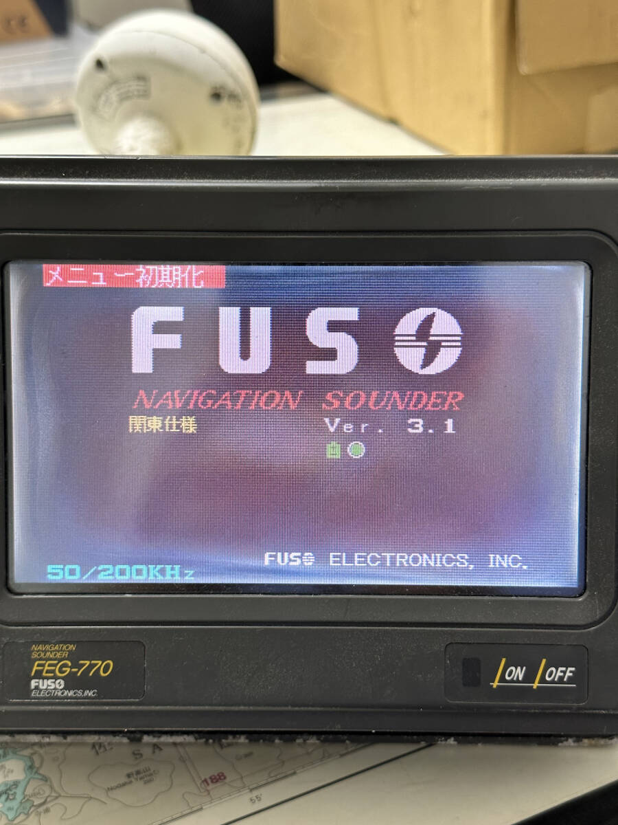 6230円 中古 GPS魚探 FEG-770 関東仕様 Ver3.1 FUSO 6230円 中古 GPS魚探 FEG-770 関東仕様 Ver3.1 FUSO
