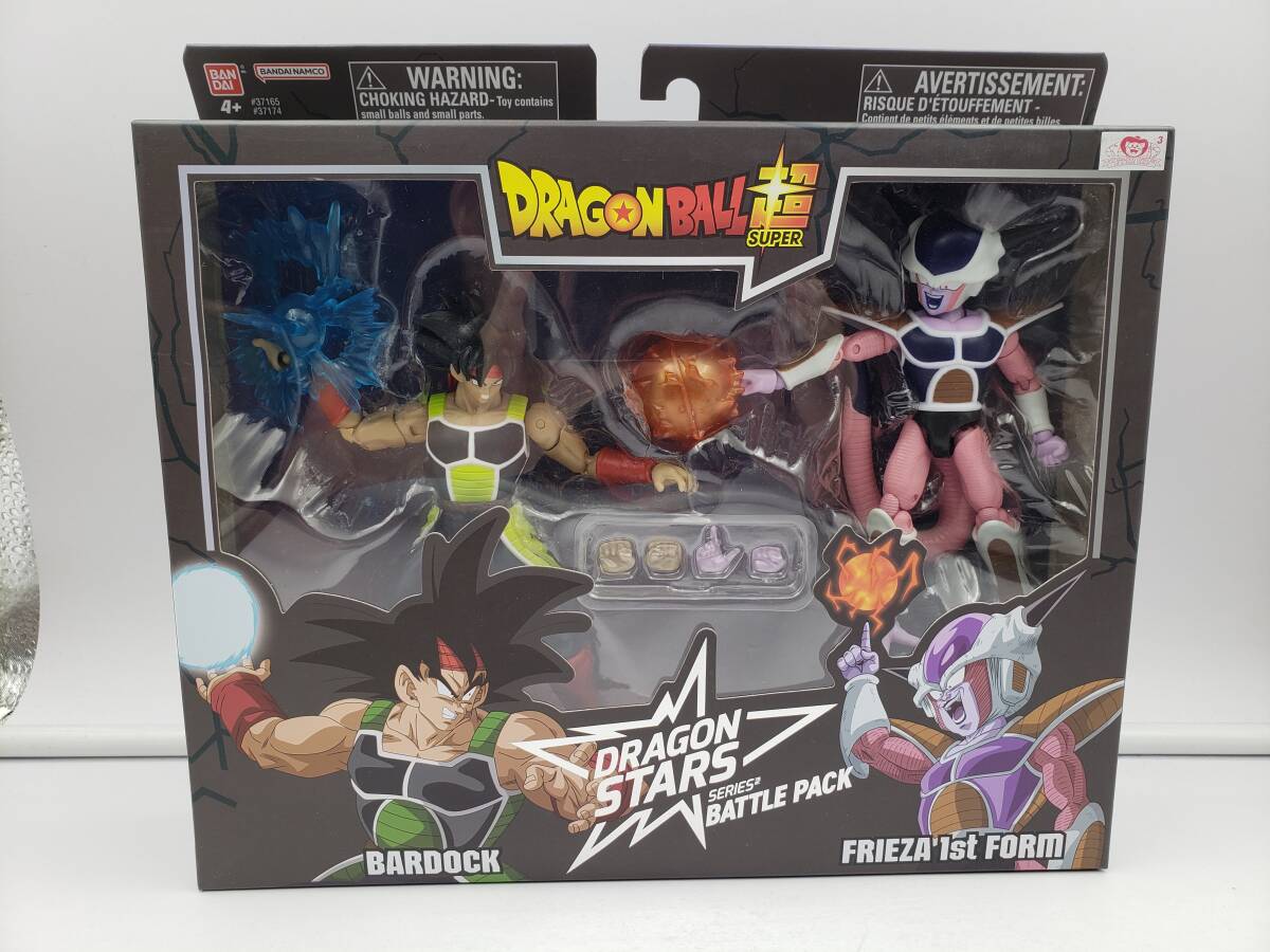 新品 未開封 ドラゴンボール超 ドラゴンスターズ バトルパック バーダック vs フリーザ 第一形態 可動フィギュア セット USAバンダイ
