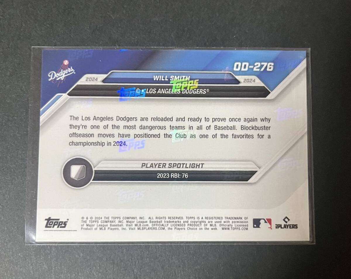 10枚限定 2024 Topps Now Road to Opening Day Dodgers Will Smith ウィルスミス /大谷翔平 山本由伸 同僚_画像4