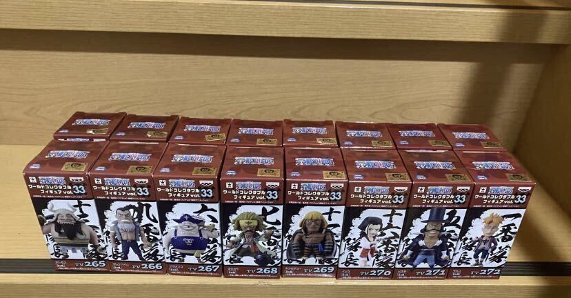 未開封　全17種 ワンピース　ワールドコレクタブルフィギュア　ワーコレ　ONE PIECE vol.32 33 白ひげ海賊団 MEGA ⑤_画像2