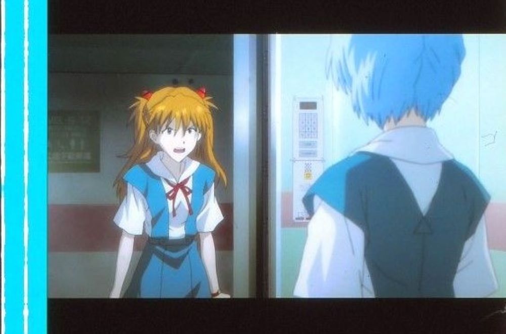  Evangelion 35mm плёнка Aska Langley Ayanami Rei .sinji.. превосходящий Akira подлинный . волна Мали Katsuragi Misato Nagisa Kaworu * продолжение 5 koma EVANGELION