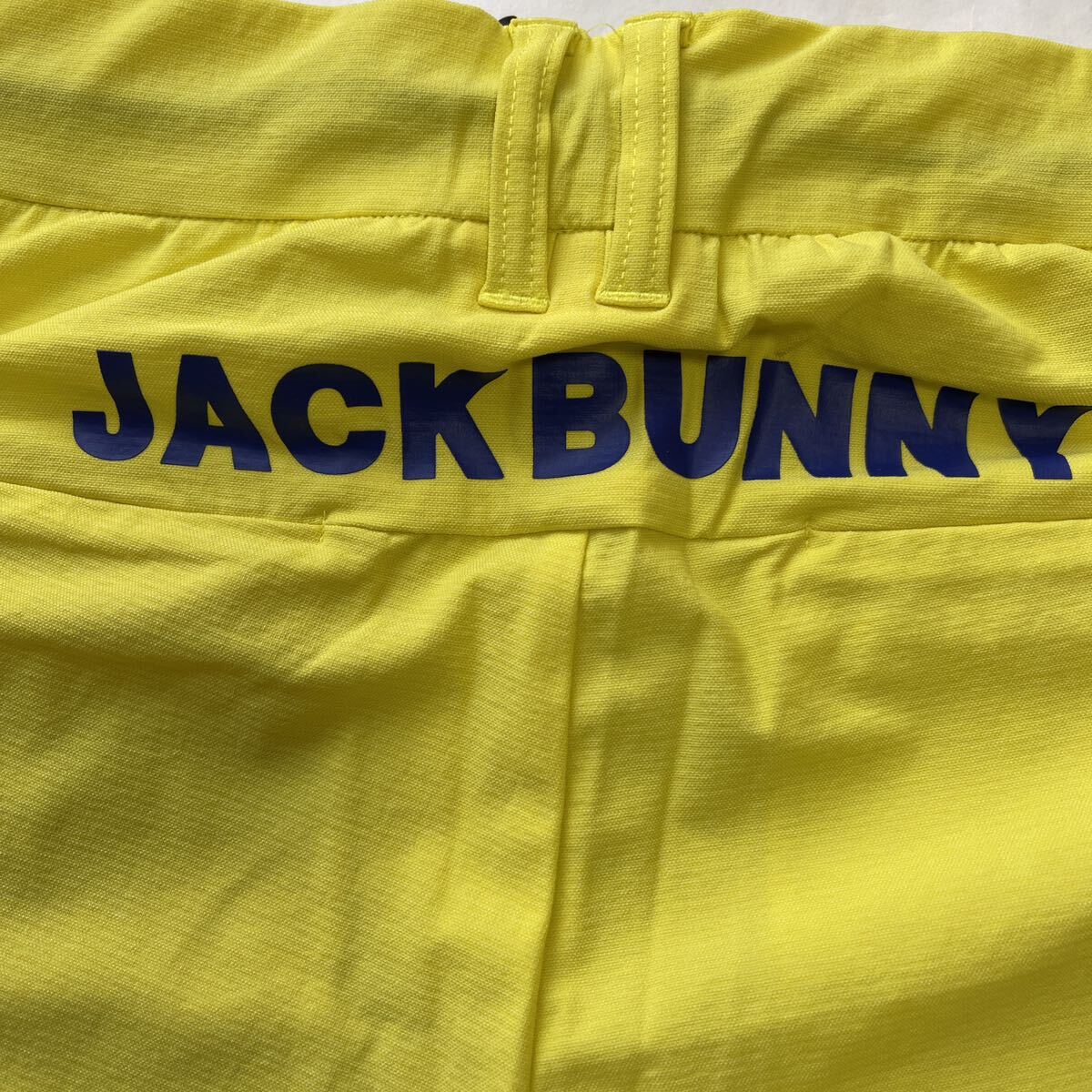 送料無料ジャックバニーbyパーリーゲイツBIG JACK BUNNY薄手軽量ライトパンツ弾力性ウエストSTRETCH通気性ventilation Yellow(大特価5)新品_画像2