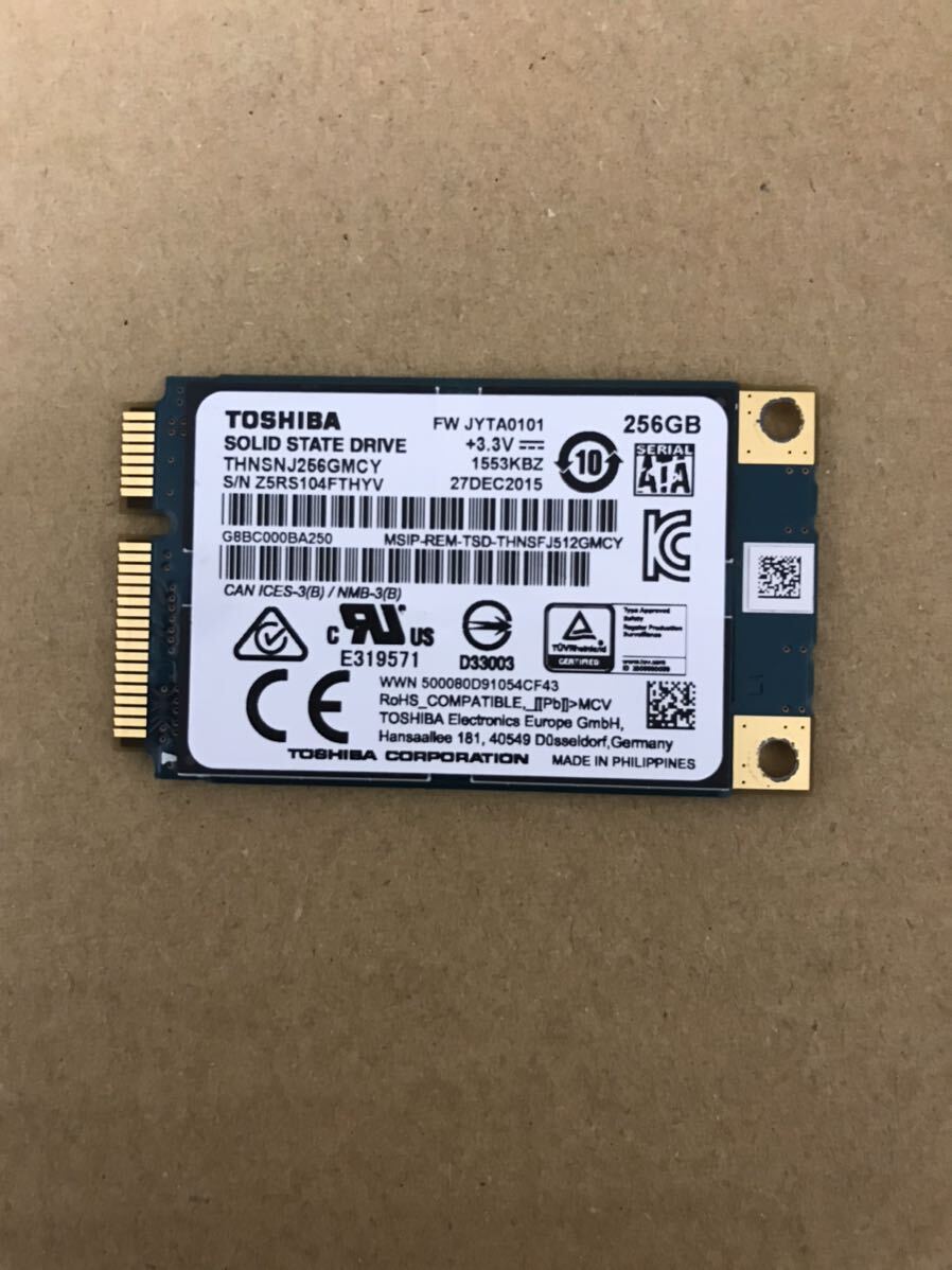 16380 mSATA SSD Toshiba 256GB_画像1