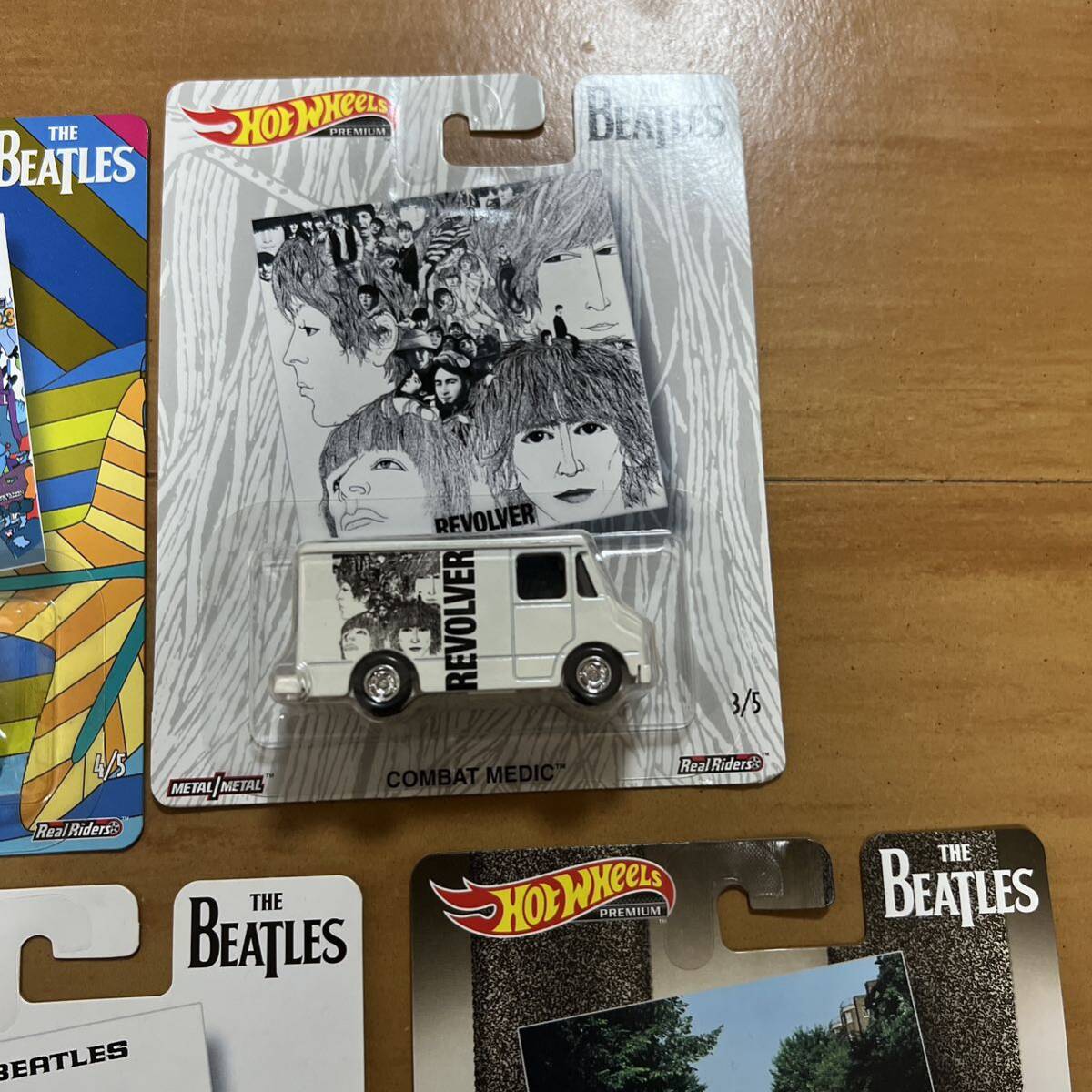 即決 HOT WHEEL POP CULTURE THE BEATLES ホットウィール ビートルズ 全5種セット ポップカルチャー 限定 セブン_画像3