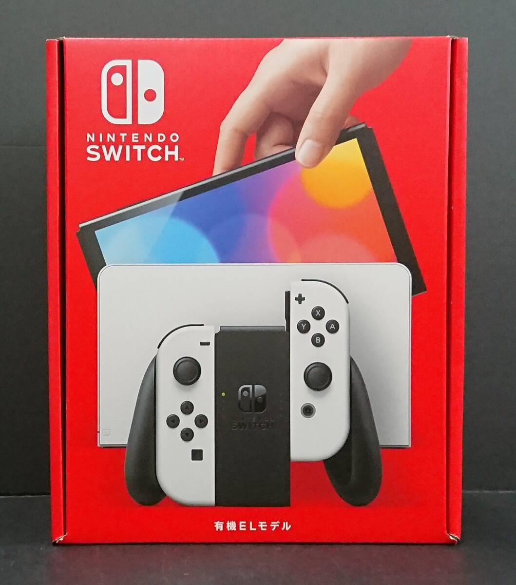 ◎1円スタート！『未使用』任天堂 Nintendo Switch 有機ELモデル『ホワイト』本体④の画像1