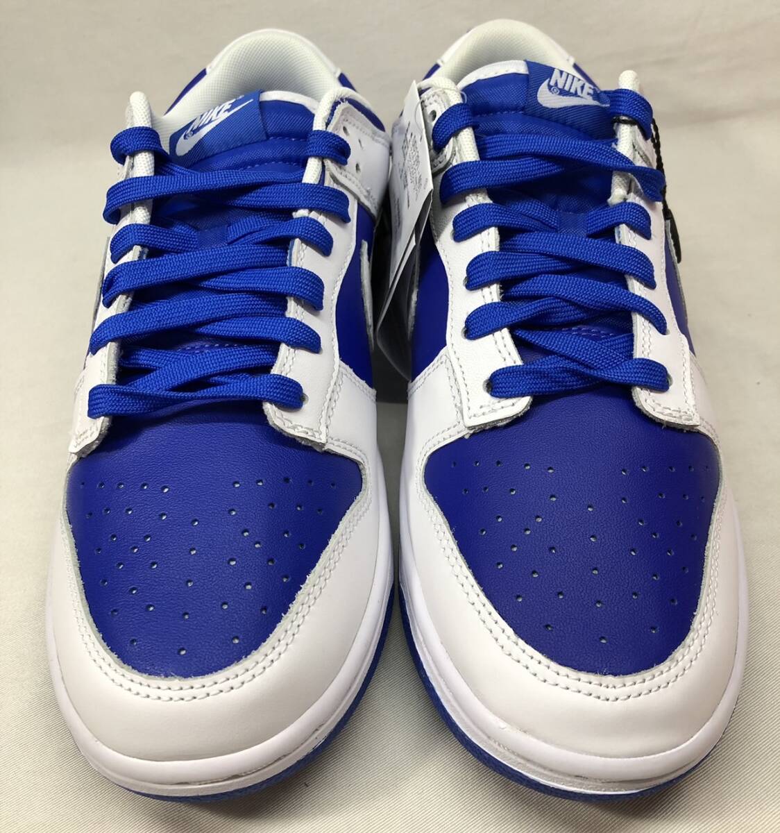 ■未使用 NIKE DUNK LOW RETRO RACER BLUE ナイキ ダンク ロー レトロ レーサー ブルー DD1391-401 27.5cm ●240511_画像2