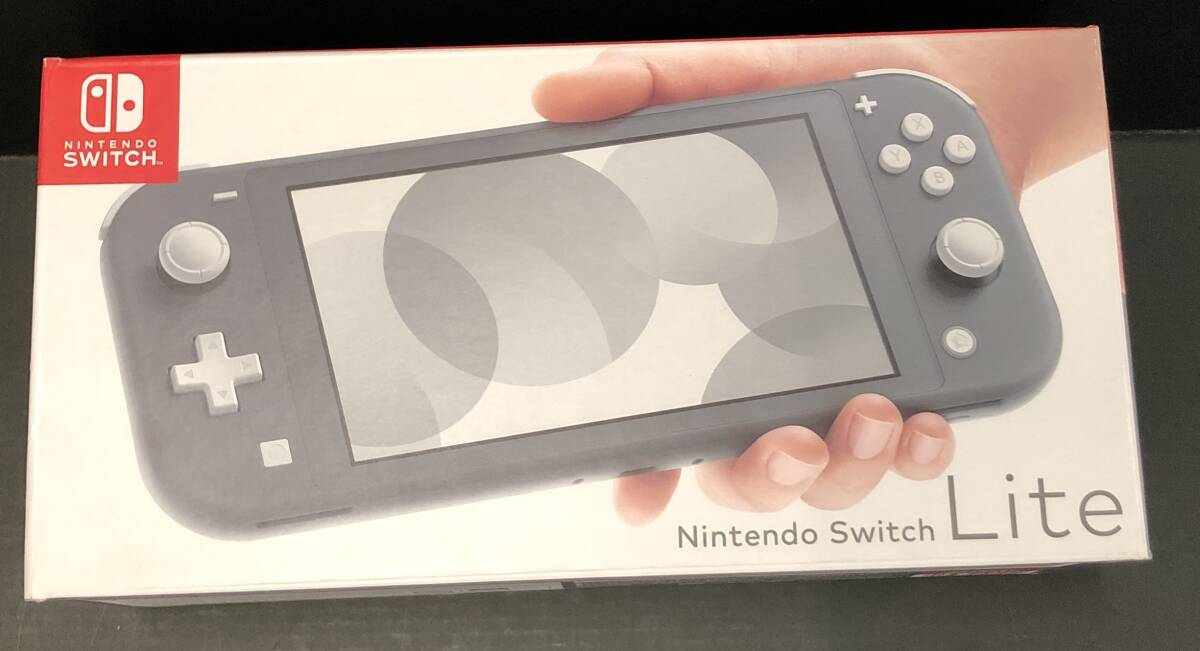 ◎ 未使用！　Nintendo Switch Lite本体　グレー　1円スタート_画像1