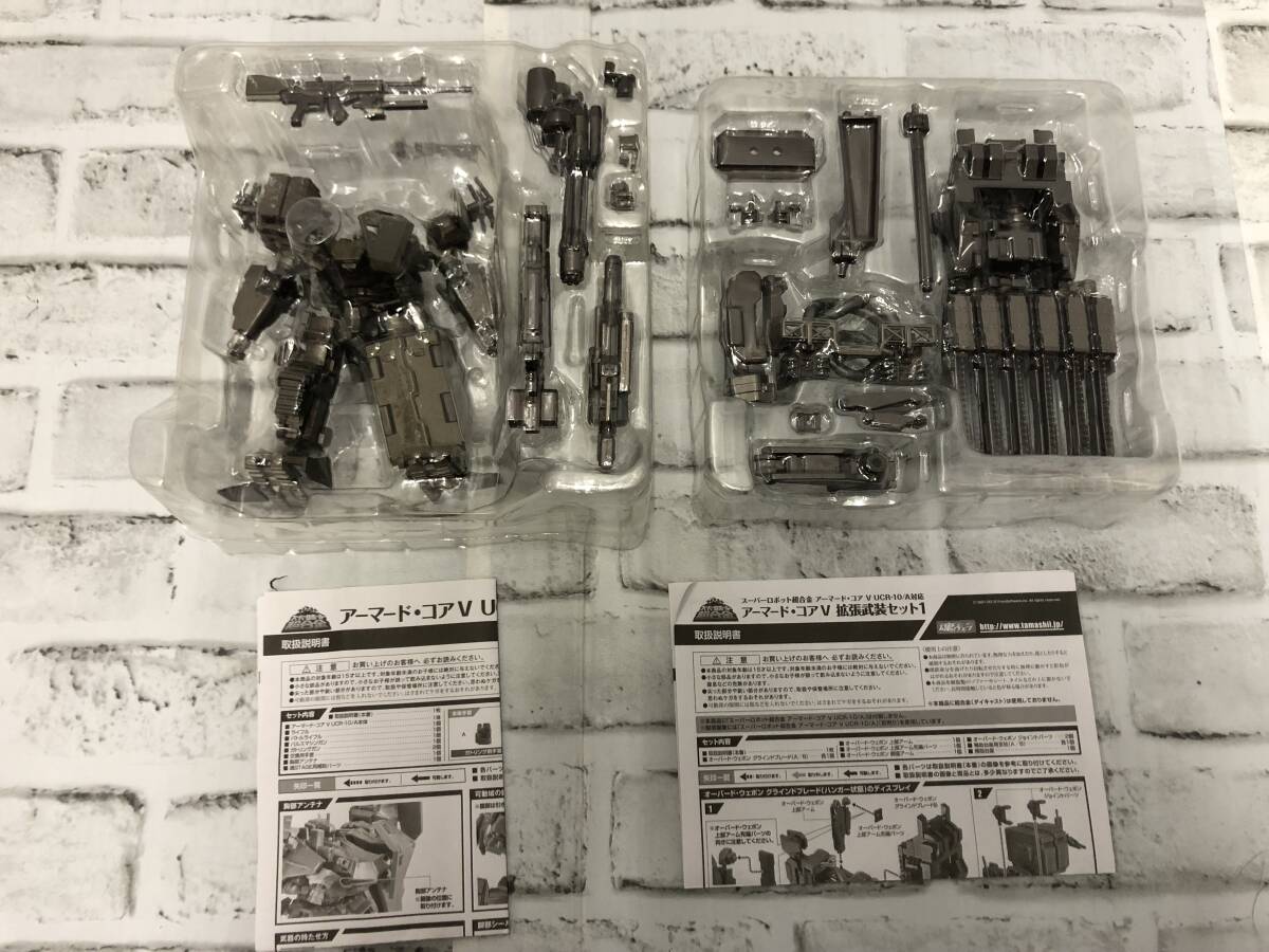 〇 ジャンク スーパーロボット超合金 アーマード・コアV UCR-10A＆拡張武装セット1 _画像4