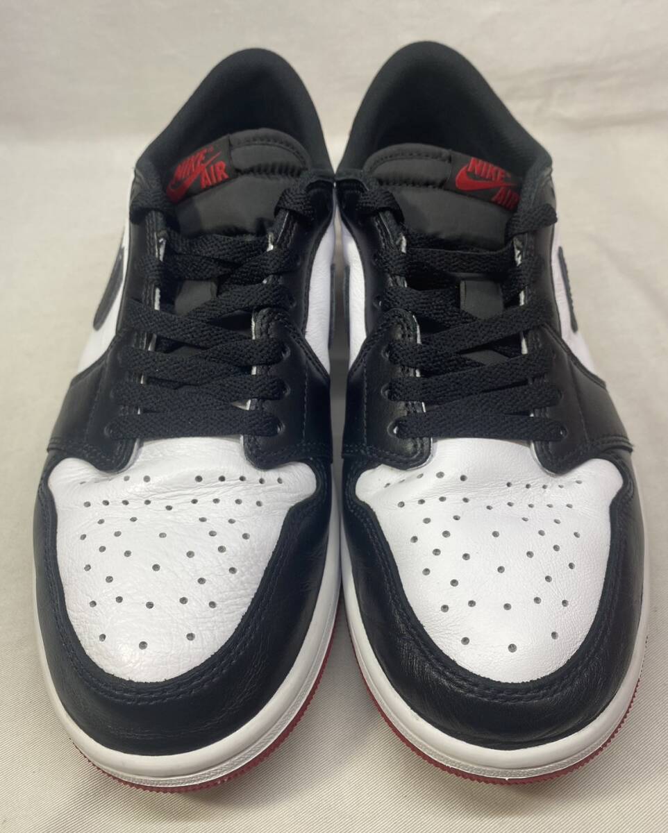 ■ NIKE AIR JORDAN 1 RETRO LOW OG Black Toe AJ1 ナイキ エア ジョーダン 1 レトロ ブラックトゥ CZ0790-106 29cm ●240517_画像2