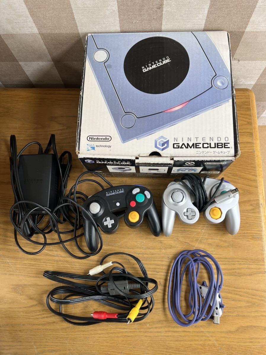  nintendo Nintendo Nintendo Game Cube GAMECUBE DOL-001 controller 2 piece attaching function not yet verification present condition goods 