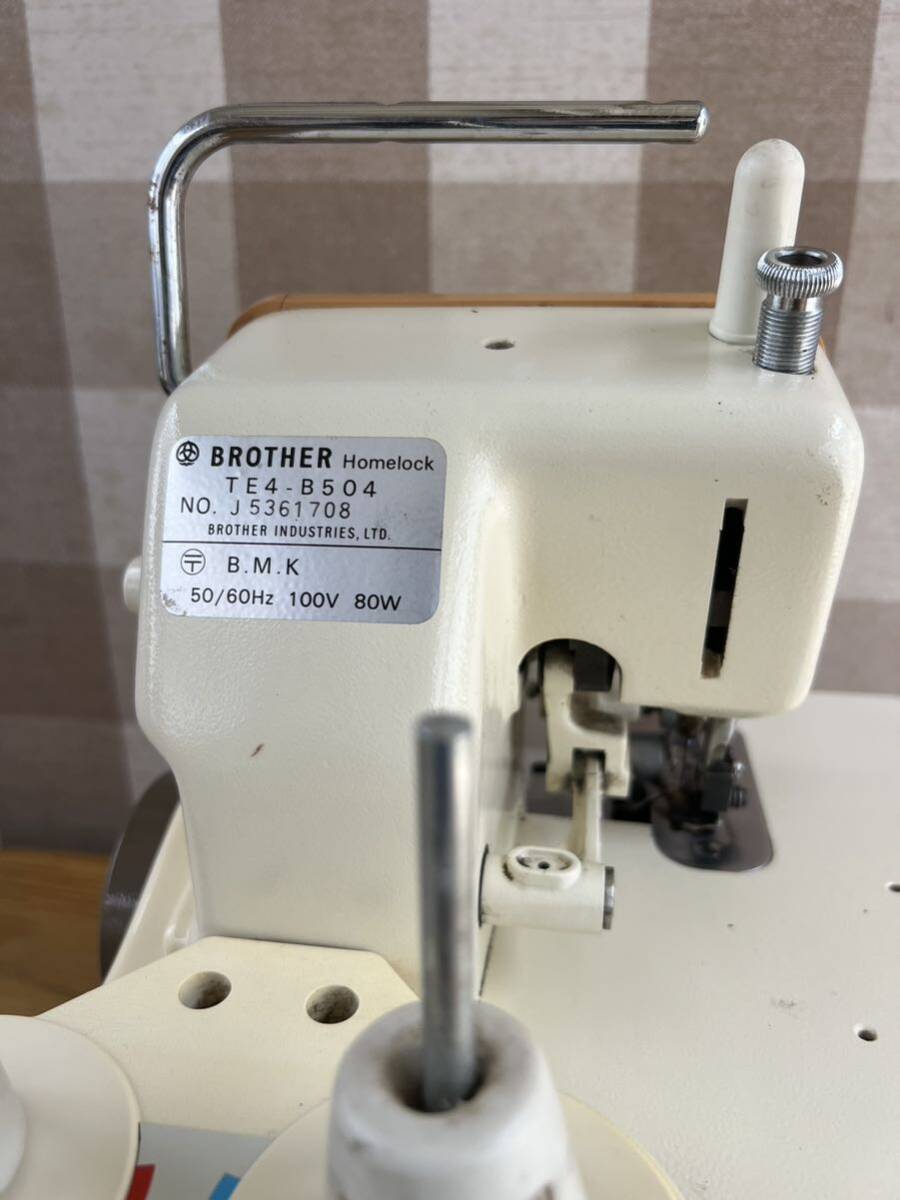 BROTHER Brother Home швейная машинка с оверлоком Homelock TE4-B504 текущее состояние товар 