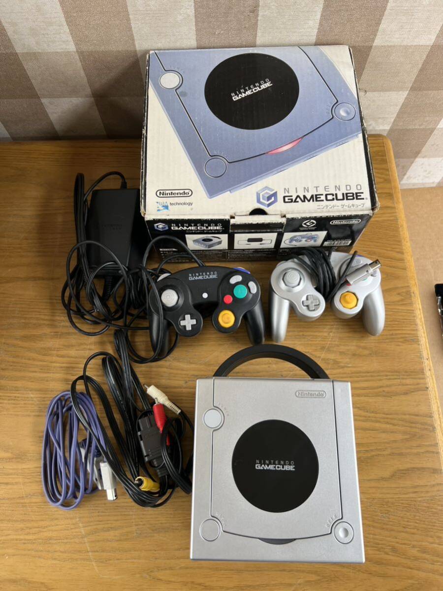  nintendo Nintendo Nintendo Game Cube GAMECUBE DOL-001 controller 2 piece attaching function not yet verification present condition goods 