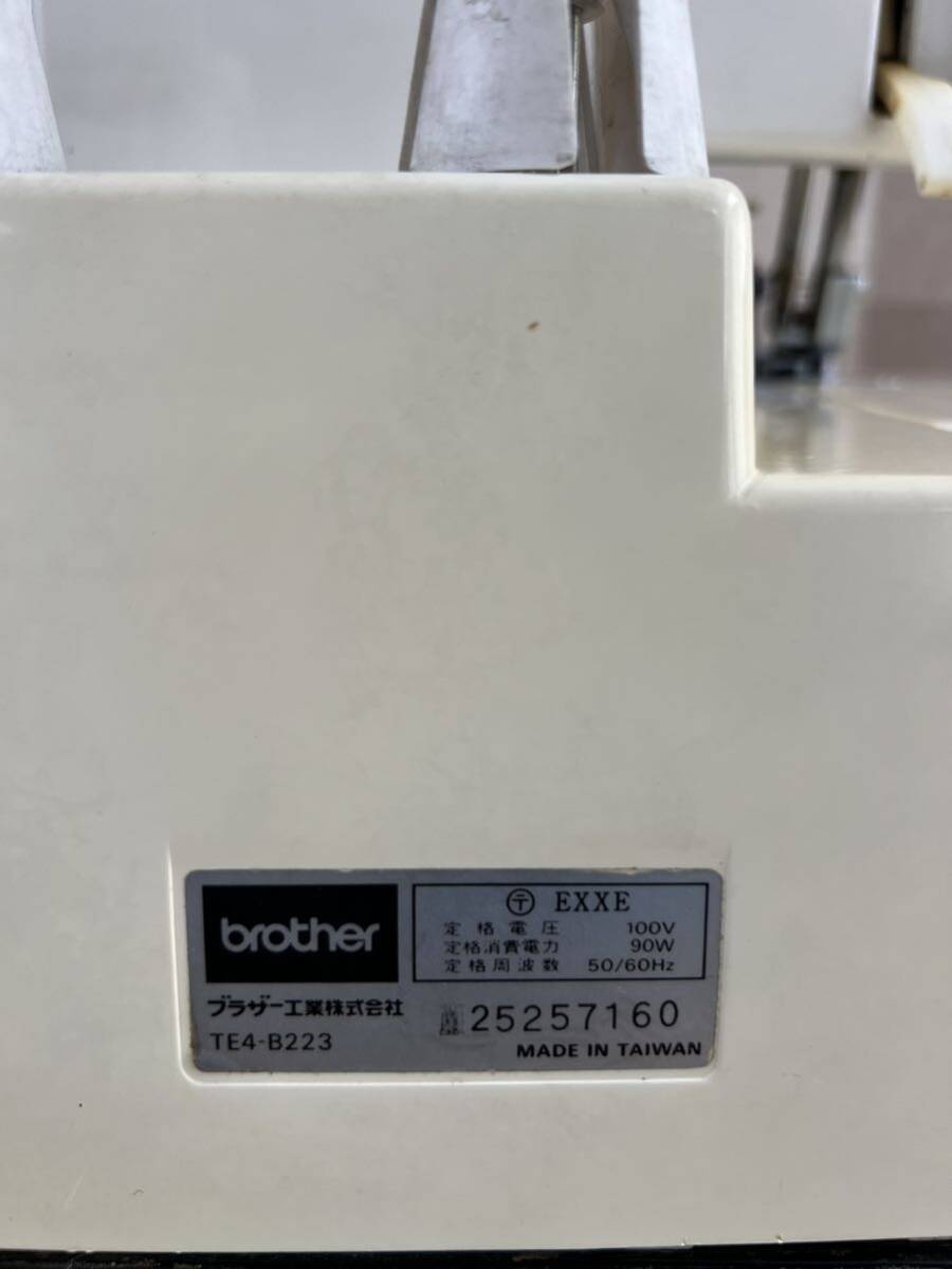  Brother brother Home Lock Home overlock sewing machine TE4-B223 present condition goods 