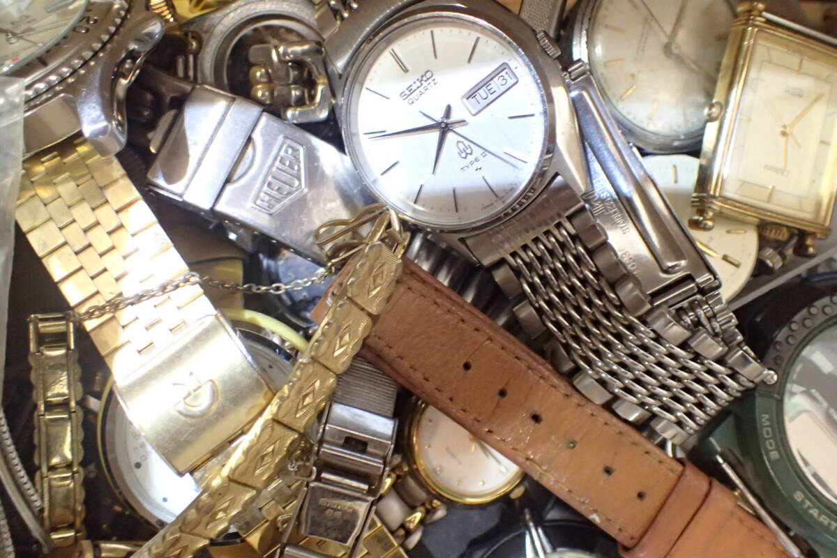 時計店廃業在庫 ◆セイコー/シチズン/オリエント/カシオ/懐中時計等 ◆ 機械式/クオーツ 腕時計 まとめて大量セット_画像5