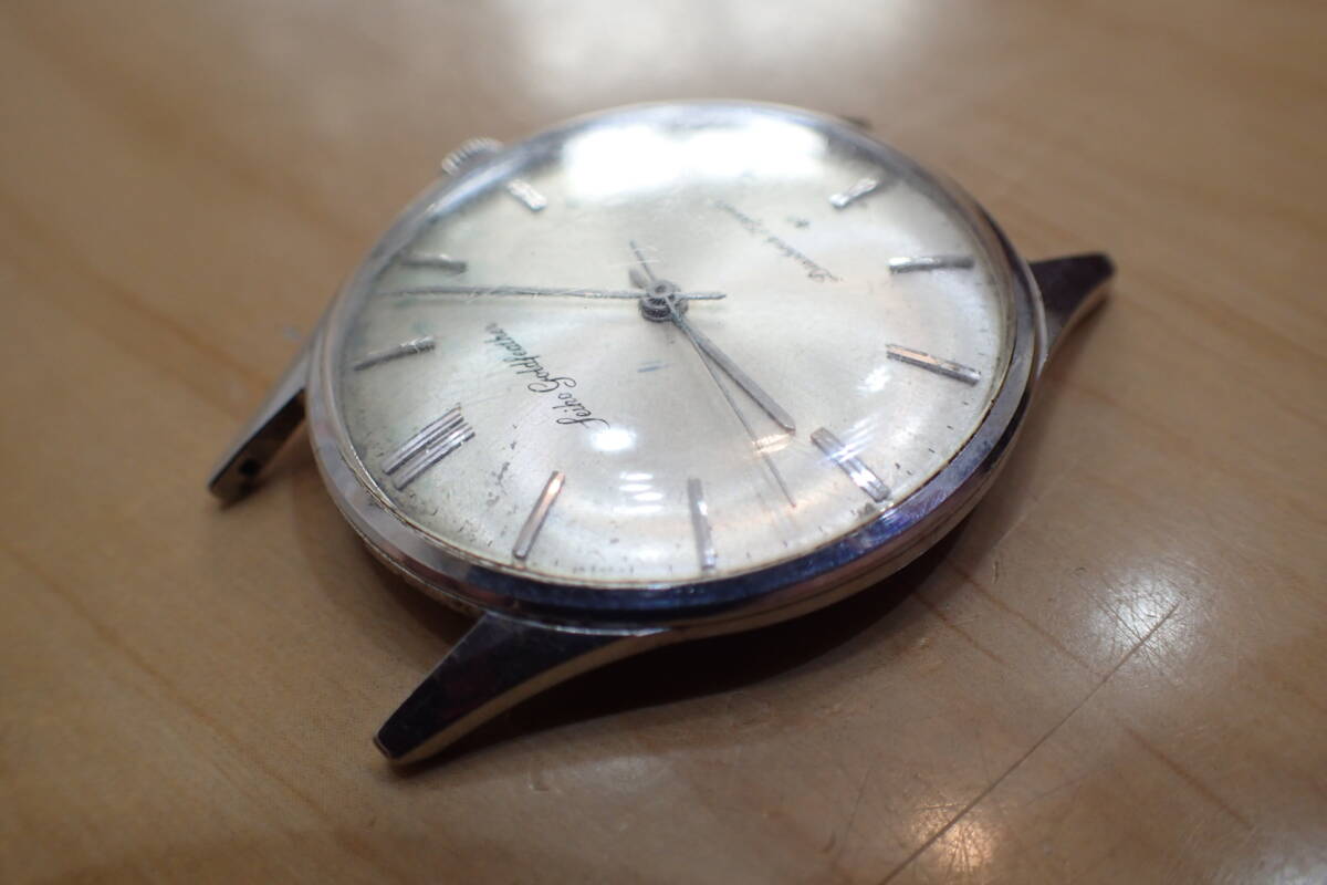 希少 SEIKO/セイコー ゴールドフェザー ◆25石/SD文字盤 金無垢インデックス 手巻き アンティーク メンズ腕時計の画像8