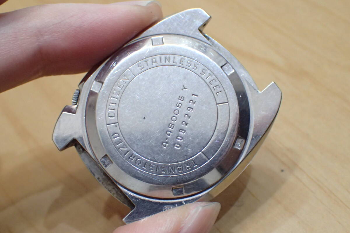 シチズン/CITIZEN コスモトロン ◆ 電磁テンプ/X8 クッションケース メンズ腕時計の画像6