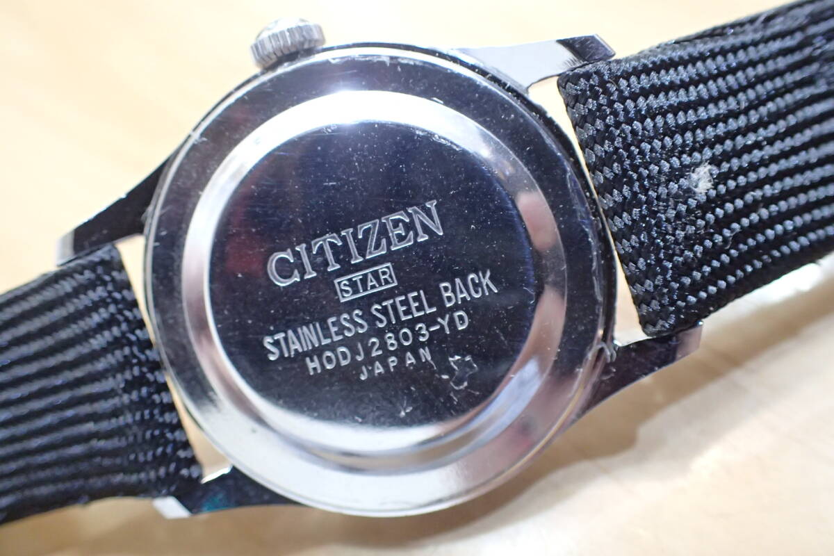 未使用/デッドストック ◆ シチズン/CITIZEN リーダースチューデント ◆ 手巻きメンズ腕時計_画像4