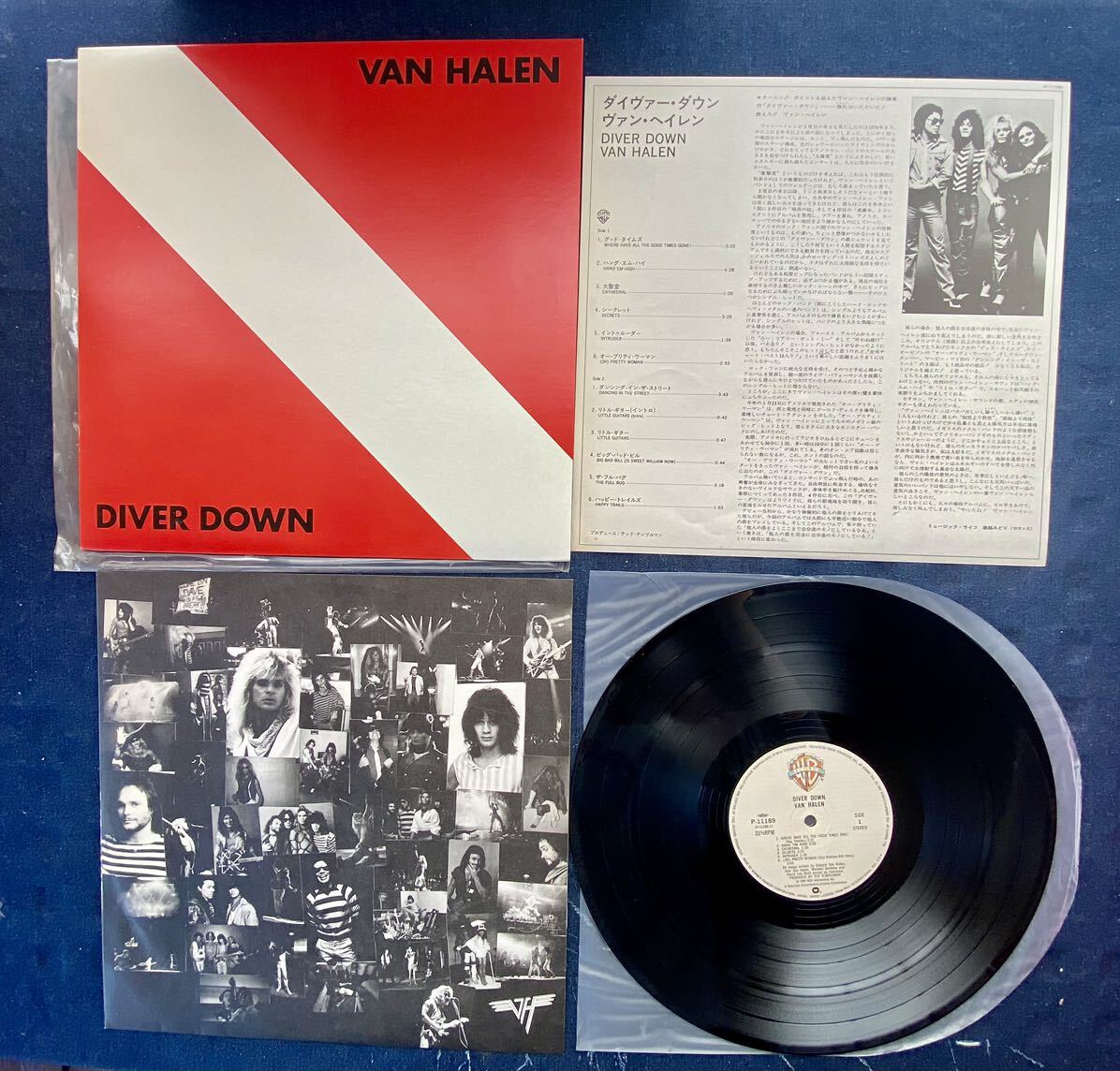 LP 国内盤 VAN HALEN ヴァン・ヘイレン DIVER DOWN ダイヴァー・ダウン P-11189 レコード LP LPレコード 希少 レア 当時物 送料込み_画像1