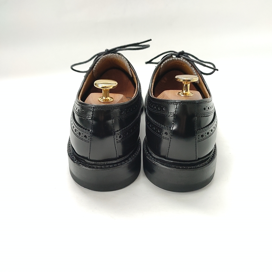 REGAL リーガル ウィングチップ フルブローグ 24.5 ドレスシューズ ビジネス 革靴 レザー ブラック 黒 e29_画像4