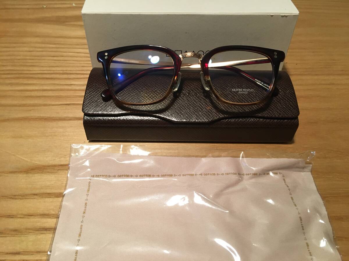 OLIVER PEOPLES Reeves 未使用品 BK/B 眼鏡 メガネ_画像2