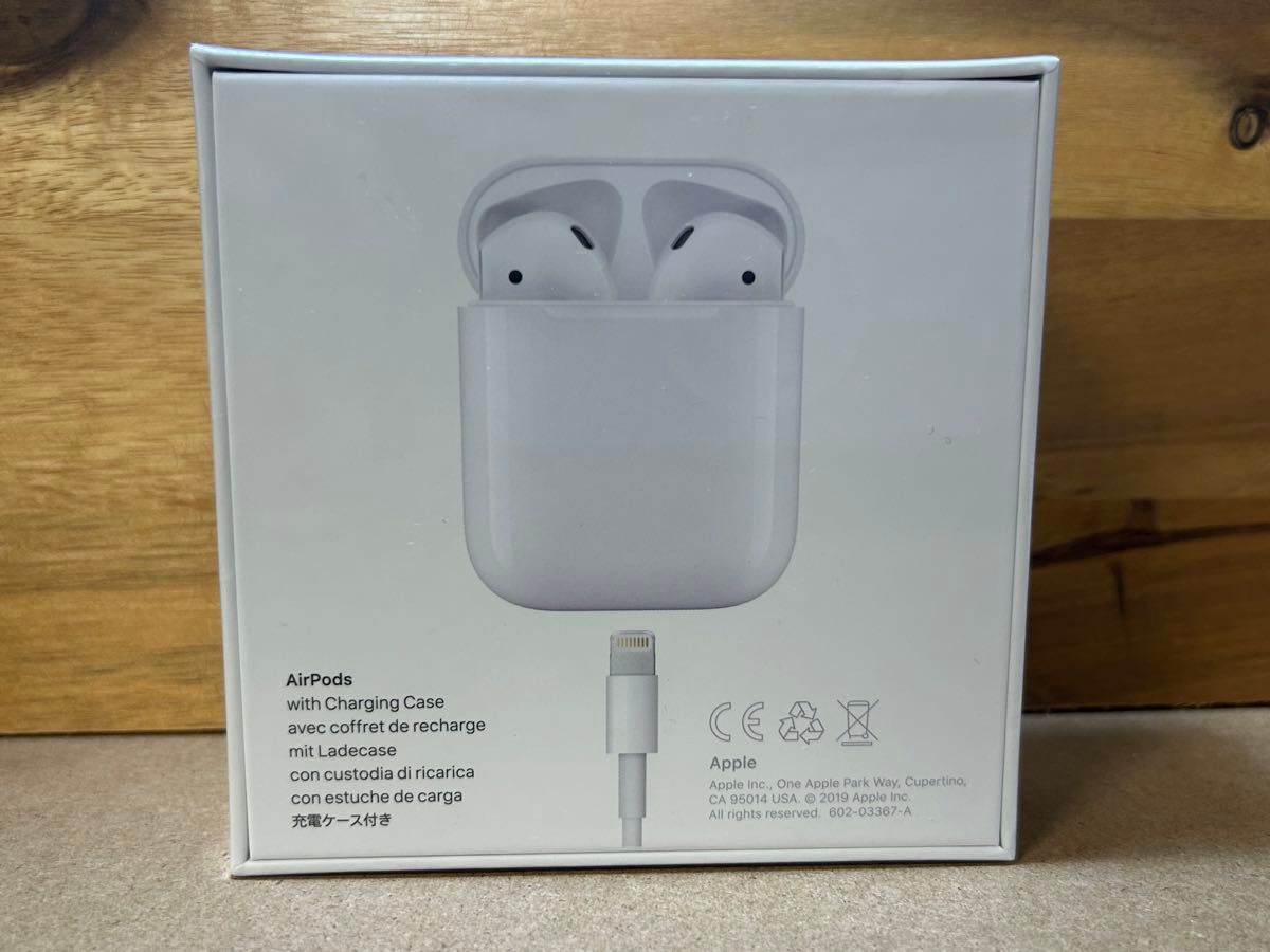 Apple AirPods MV7N2J/A 第2世代 アップル エアポッズ ワイヤレスイヤホン