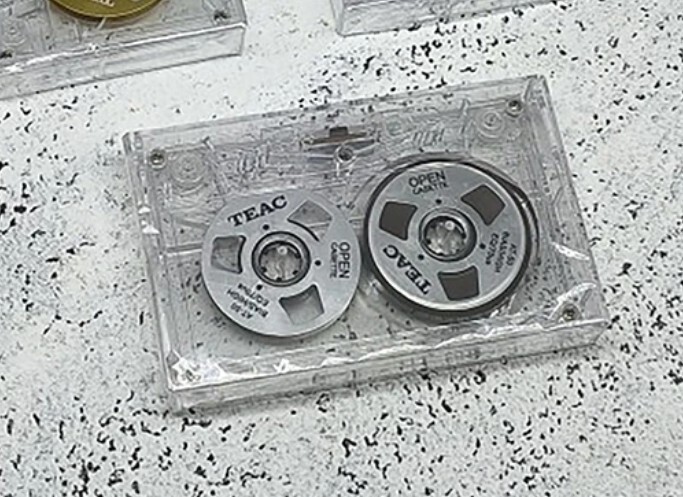 【未使用】カセットテープ５５分(ケース付) オープンリールタイプ ずとまよ ノーマルポジション ティアック タイプ シルバーの画像2