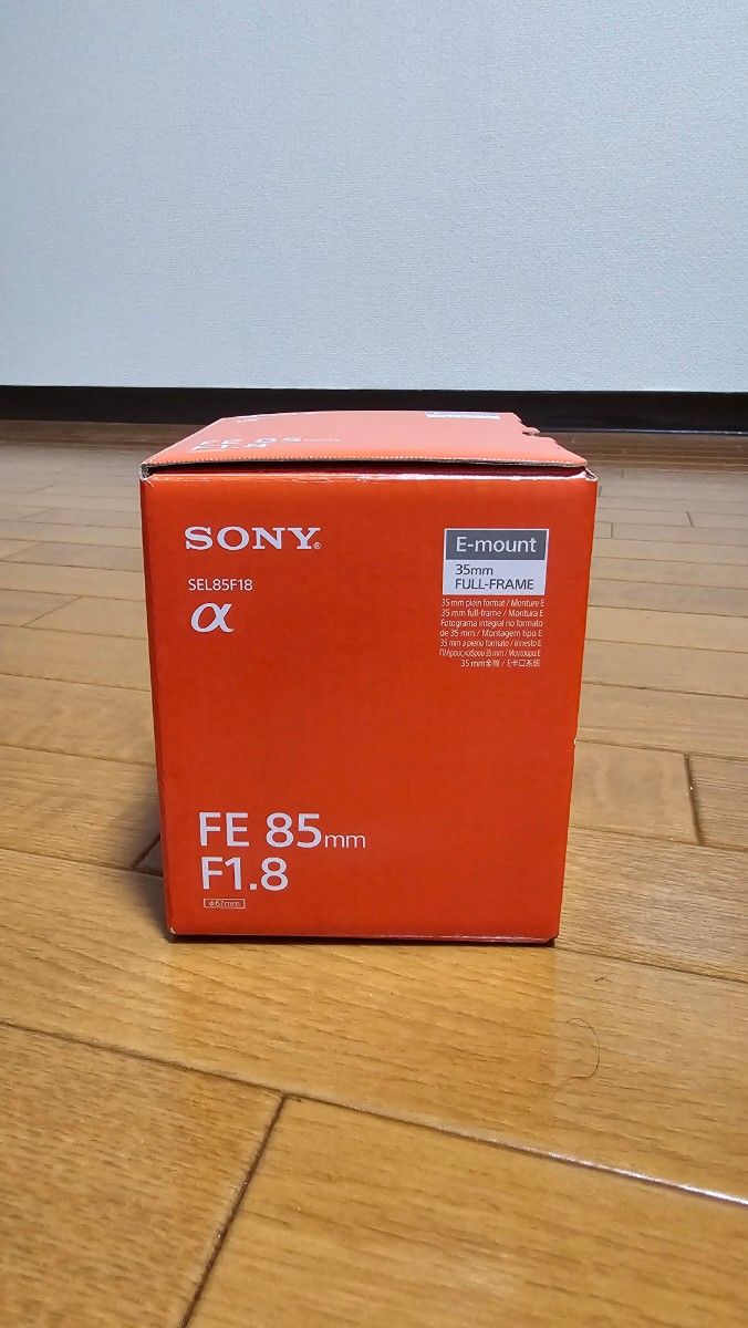 fe 85mm f1.8 Eマウント SONY