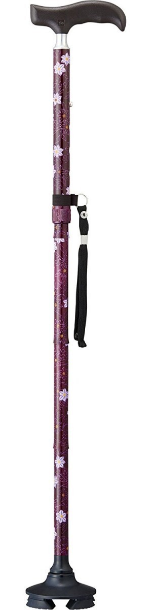 . rear ..4 Point stick cane for lady kojito woman nursing flexible SG Mark seniours support 