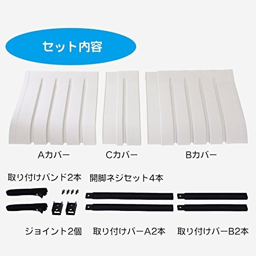 ワイド タイプ エアコン室外機用カバー 伊勢藤 I-517-3 イセトー　イセトウ 日本製 省エネ エアコン室外機カバー 日よけ ワイドタイプ_画像7