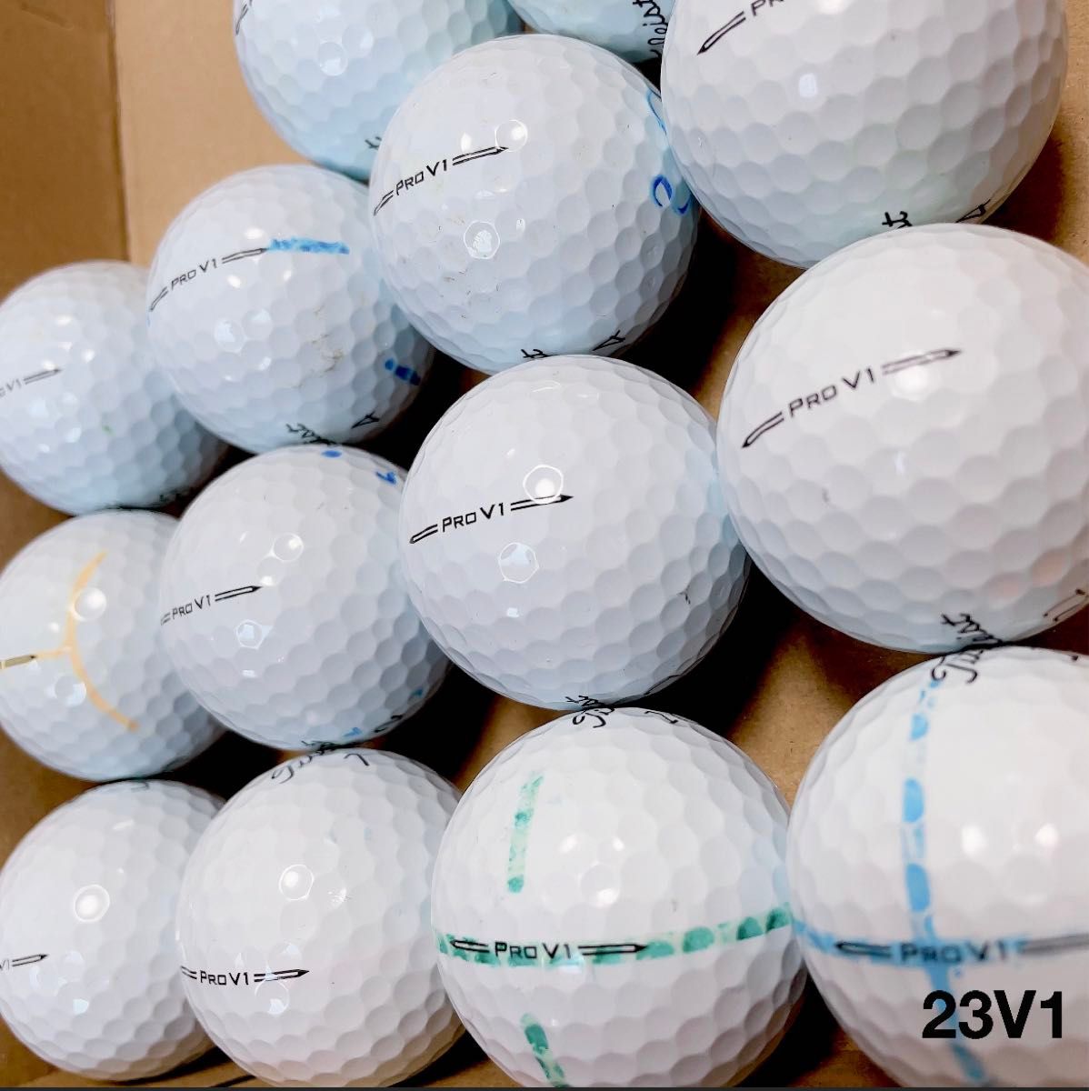 ★特A級★2023モデル タイトリスト Titleist PROV1 20球 ゴルフボール ★ロストボール プロV1