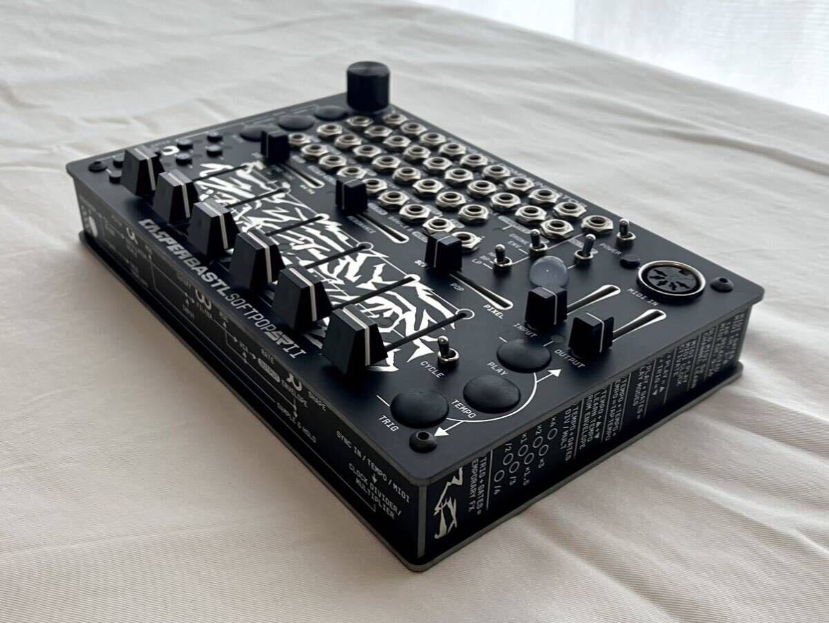  beautiful goods [ BASTL SOFTPOP SP2 + Eurorack Adaptor ] modular Synth euro rack synthesizer sequencer Eurorack modular