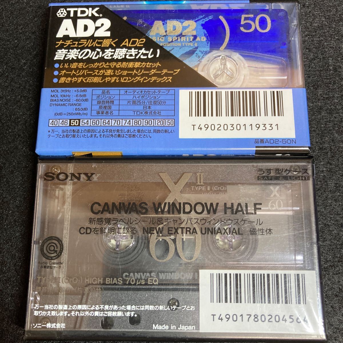 TDK AD2 SONY XⅡ ハイポジ カセット カセットテープ_画像2