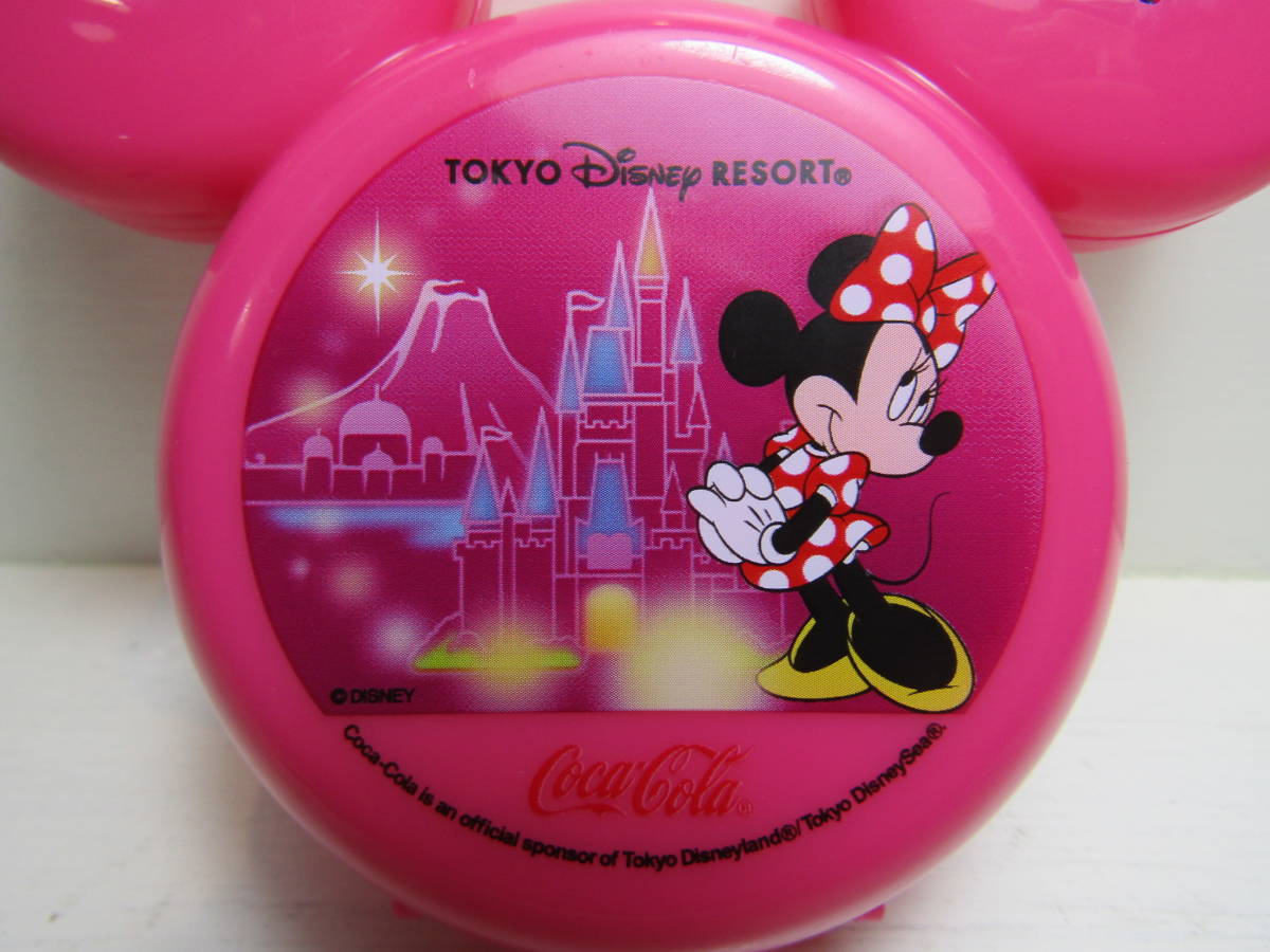 TOKYO Disney RESORT Disney Minnie Mouse minnie Mini speaker CocaCola Coca * Cola pink mobile portable earphone jack 
