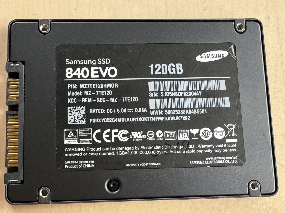 SAMSUNG SSD120GB[ operation verification ending ]0219
