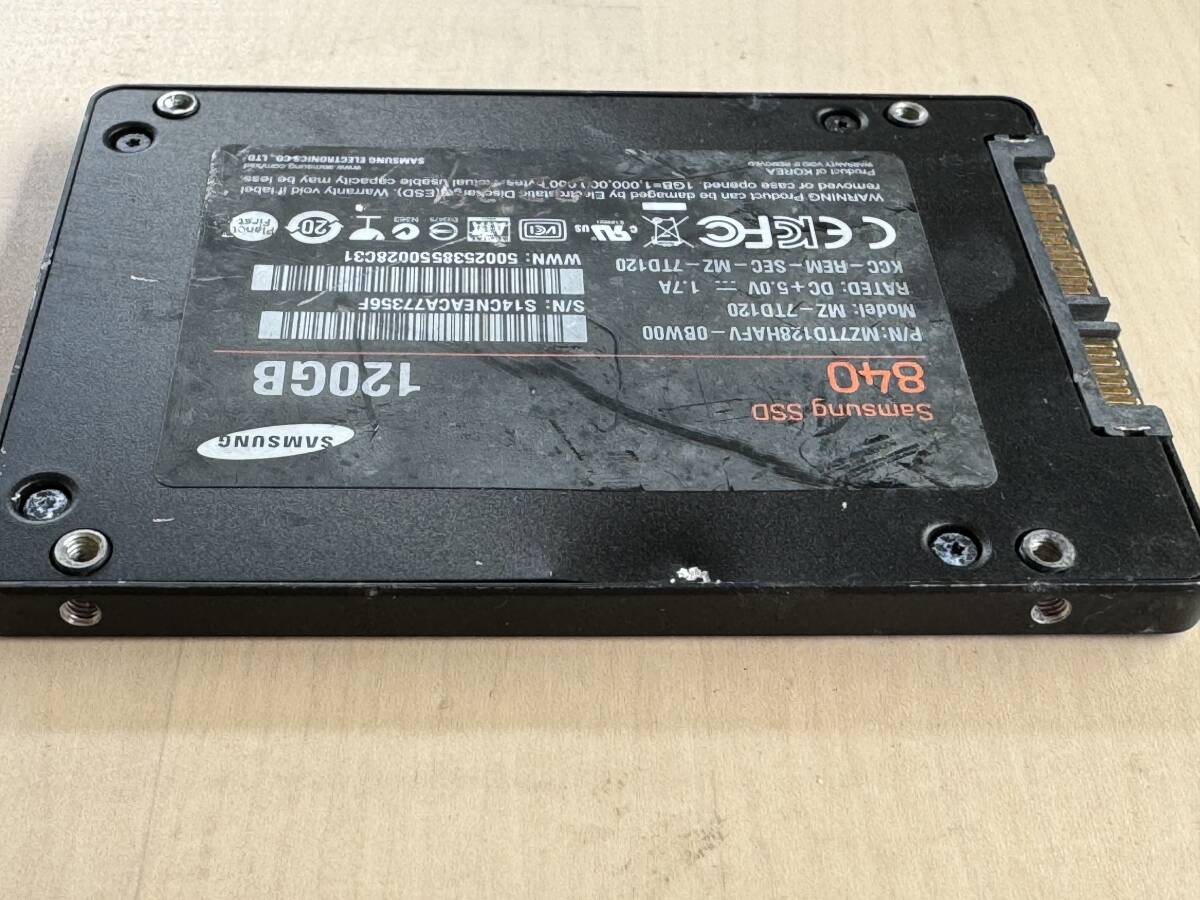 SAMSUNG SSD120GB[ operation verification ending ]0229