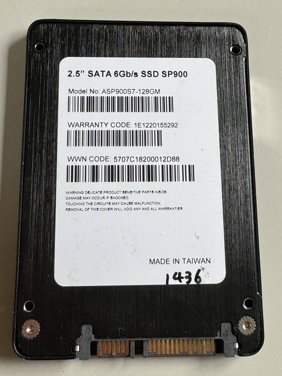 ADATA SSD 128GB【動作確認済み】1436_画像1
