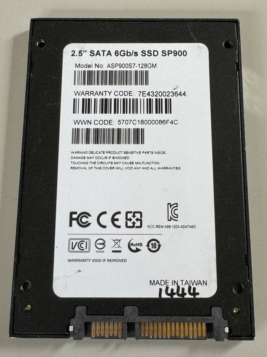 ADATA SSD 128GB【動作確認済み】1444　_画像1