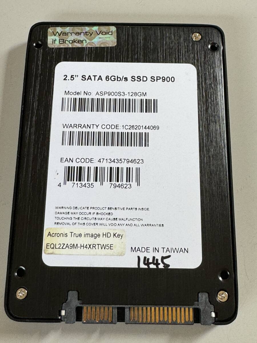 ADATA SSD 128GB【動作確認済み】1445　_画像1