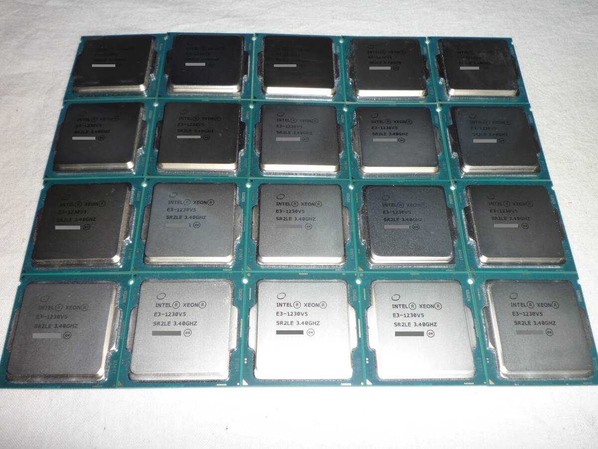  free shipping INTEL XEON E3-1230V5 total 20 piece put it together beautiful 