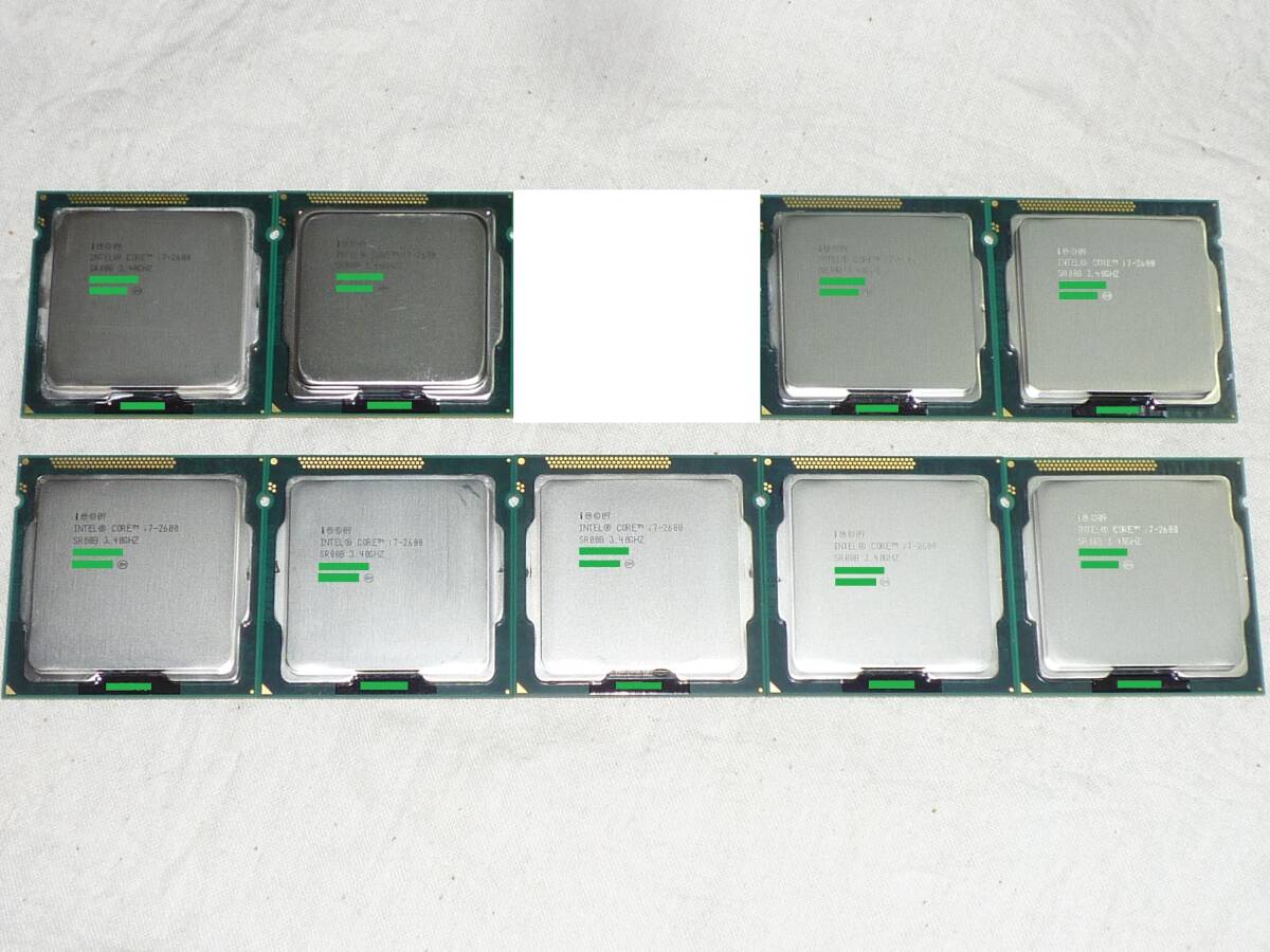  free shipping Intel Core i7-2600 SR00B 3.40GHz total 19 piece beautiful 