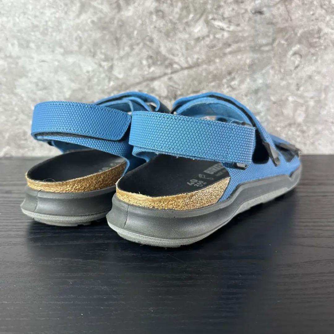 極美品/完売/BIRKENSTOCK/ビルケンシュトック/タタコア/メンズ/サンダル/ベルトストラップ/26cm/ブルー青_画像7