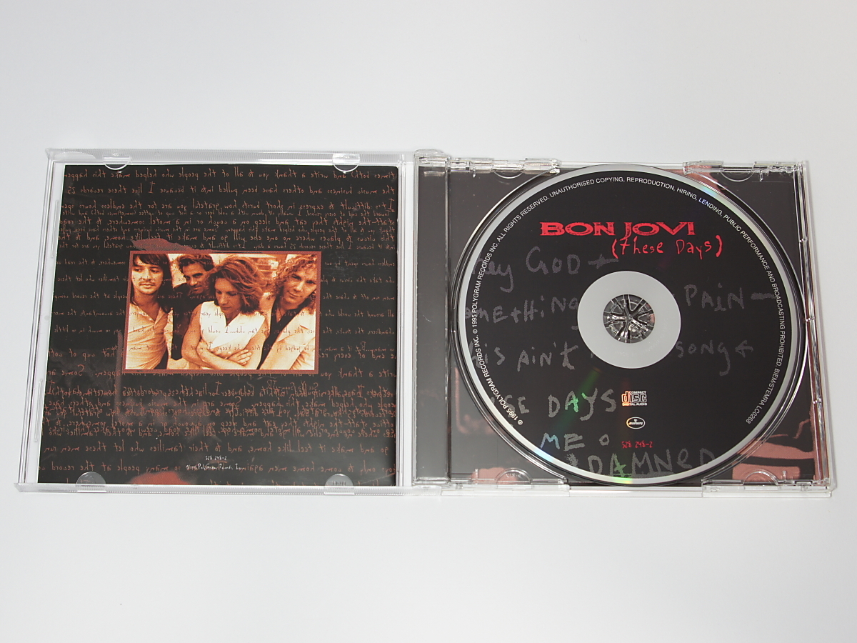 【中古CD - 良い】 Bon Jovi　These Days　US盤正規セル品
