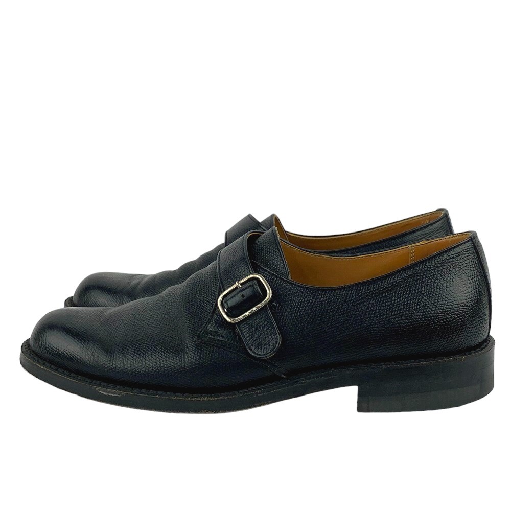 #1 иен ~# б/у # Reagal бизнес обувь черный 25 одиночный monk обувь 1 старт [143120]