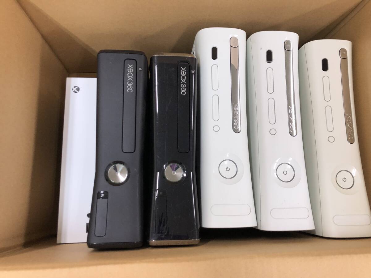 XBOX360 本体 6台セット まとめ売り 動作未確認 ジャンク エックスボックス Xbox Series S【z1-604/0/0】の画像2