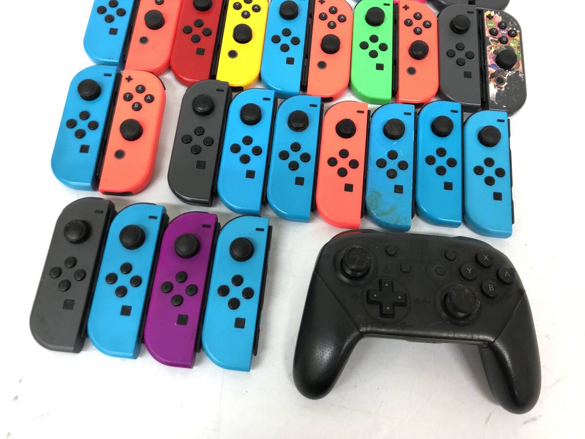 Nintendo Switch Joy-Con ジャンク 34個セット 大量 まとめ ニンテンドースイッチ ジョイコン プロコン【z3-501/0/0】_画像3