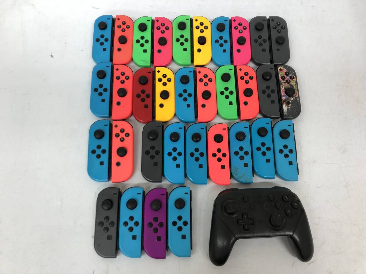 Nintendo Switch Joy-Con ジャンク 34個セット 大量 まとめ ニンテンドースイッチ ジョイコン プロコン【z3-501/0/0】_画像1