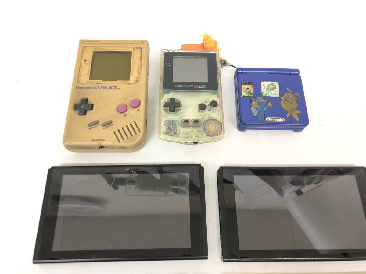  nintendo Game Boy Advance SP/ color / first generation /Switch/Switch light body total 7 pcs. set summarize operation not yet verification Junk [z2-60/0/0]