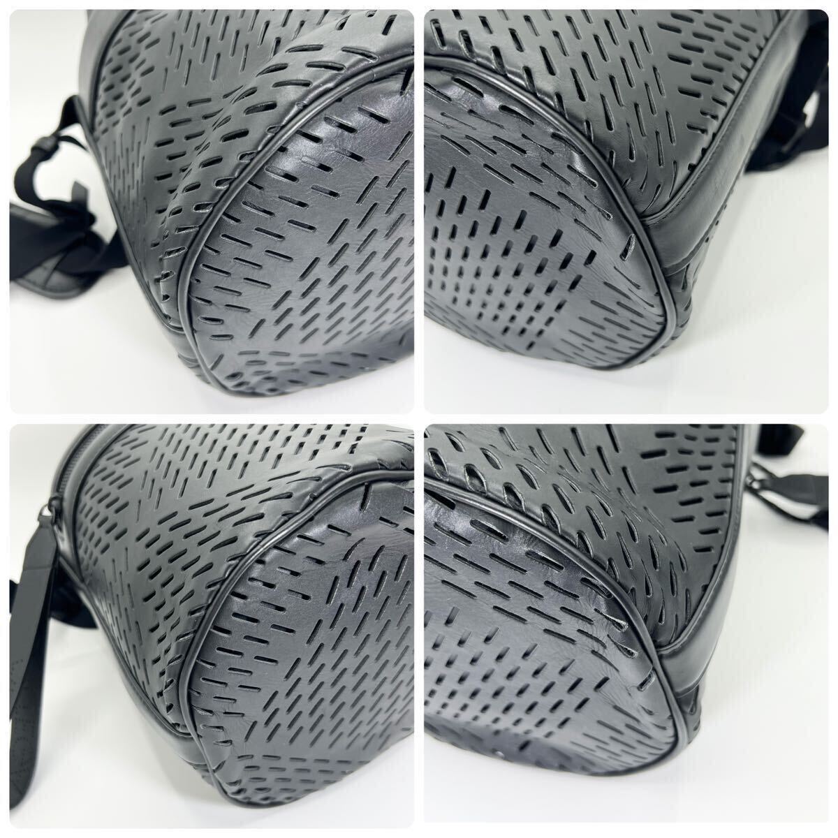 1 jpy ~ ultimate beautiful goods Bottega Veneta draw -stroke ring type shoulder bag pouch bucket type punching 